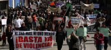 Ciudad Juárez Marcha de coraje, dolor y desagravio